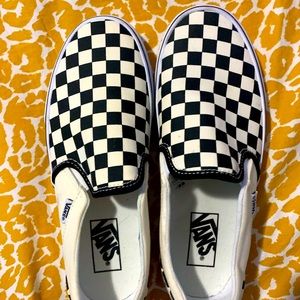 Black & White checkered vans